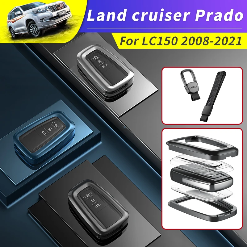 

Toyota Fully Enclosed Protection Metal Key Shell Land Cruiser Prado 200 150 Key Modification Upgraded Accessories LC150 LC200