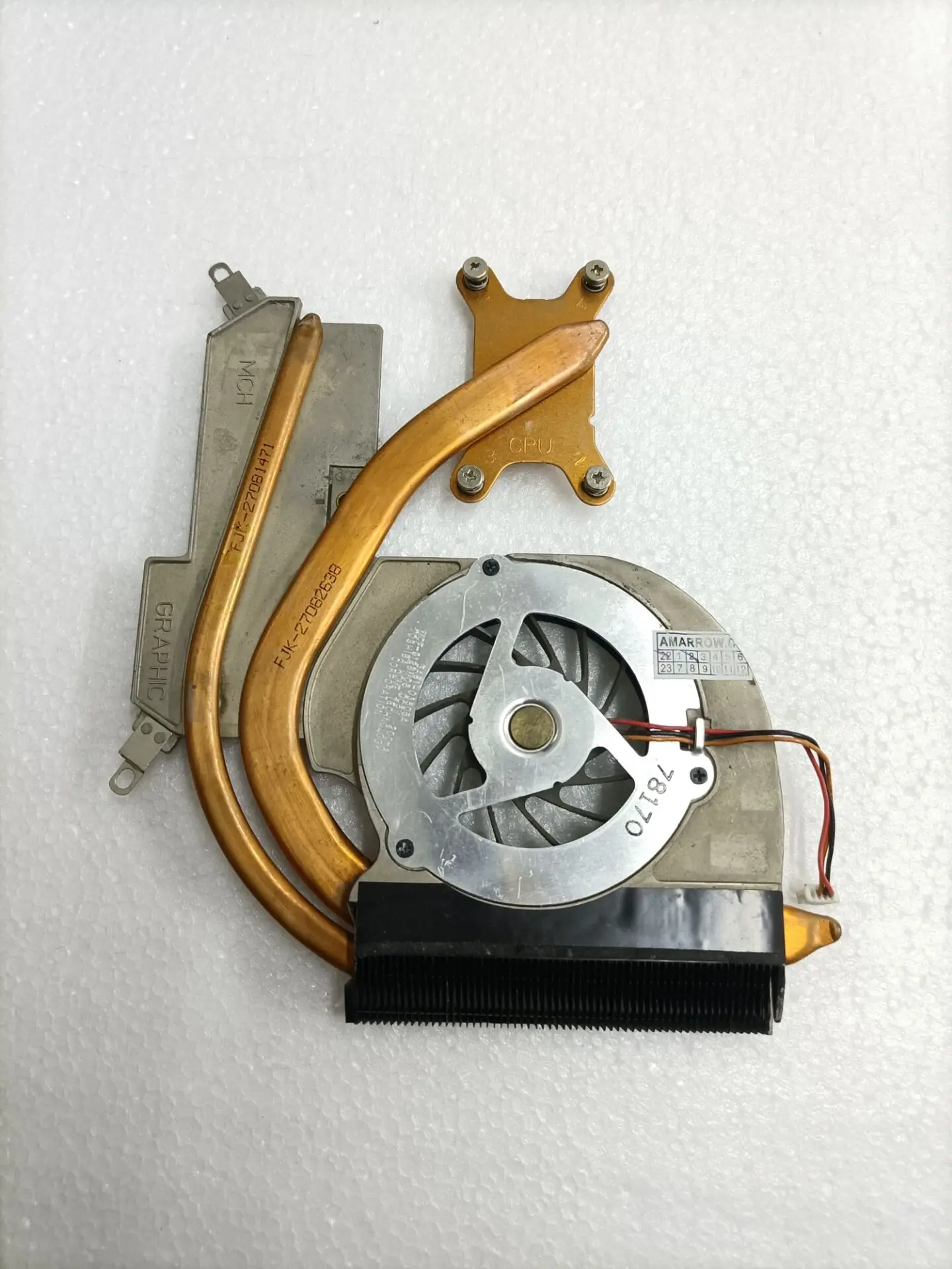 Оригинальный кулер для охлаждения процессора ноутбука SAMSUNG R560 R70