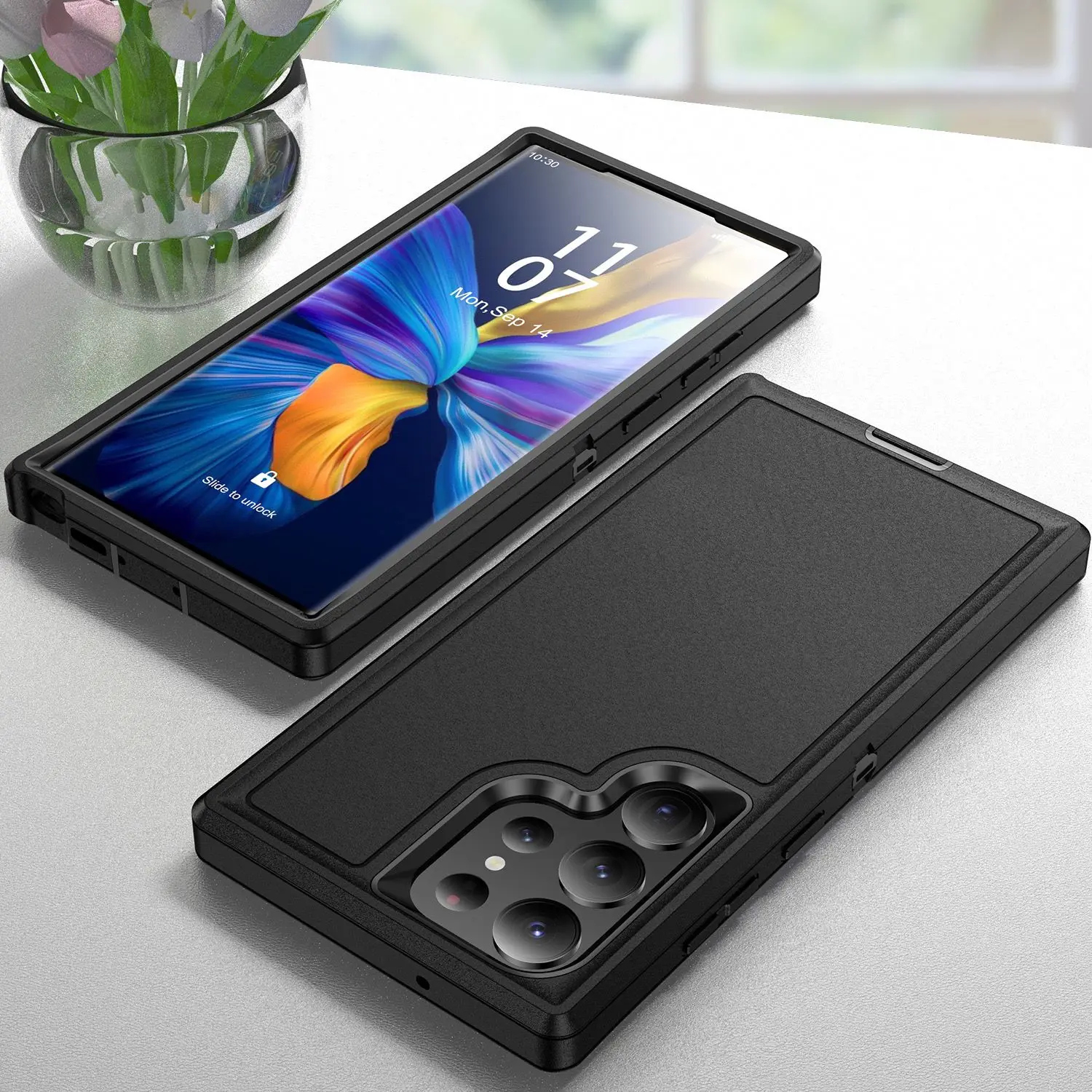 Защитный чехол 3 в 1 для Samsung Galaxy S23 S24 Ultra S22 Plus A15 A54 A14 A53 A13 S23FE