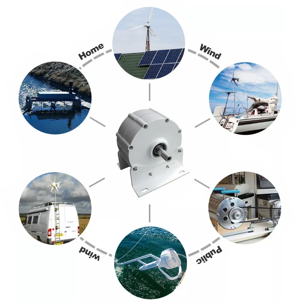 Генератор для непрерывного ношения нижних прогулок 5000 в 220 Вт 12 В 48
