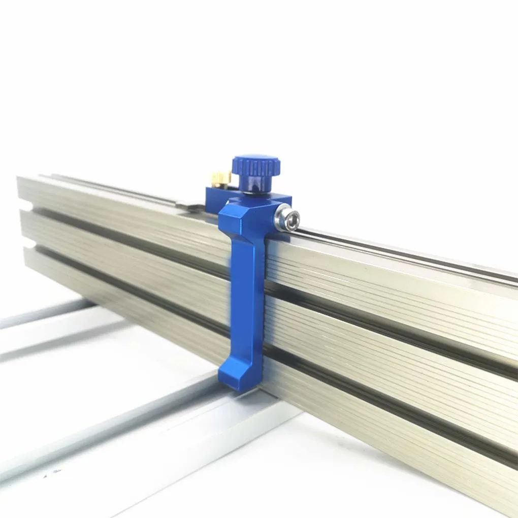 

Profile Fence Good Sealing Wear-resistant T Track Slot Rustproof Sliding Brackets Stable Miter Fence Connector for Router Saw