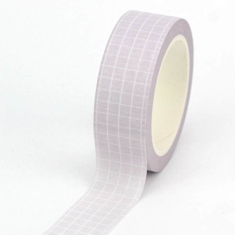 

Декоративная бумажная лента GREATHOPE WASHI TAPE 10 м светло-фиолетовая