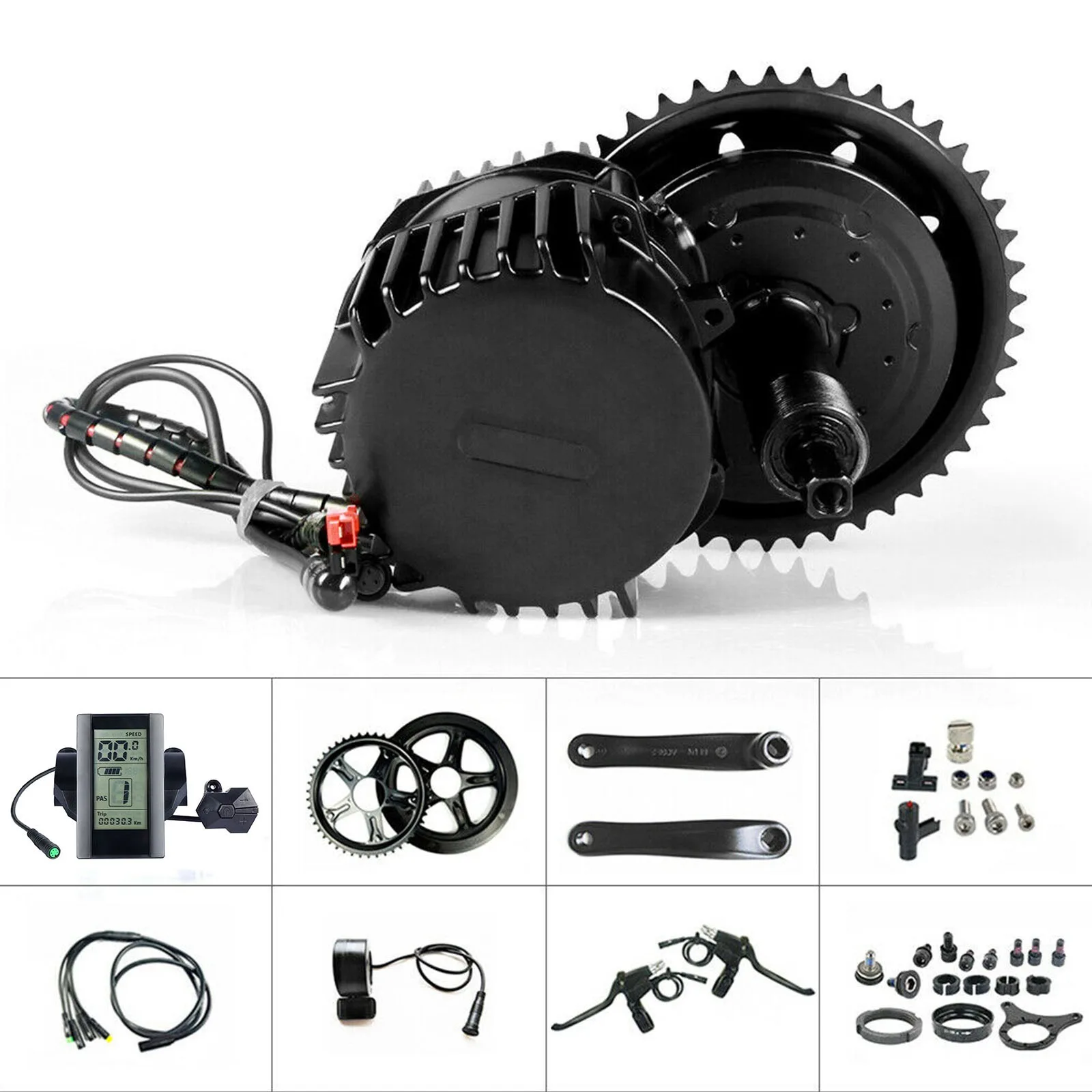 Motor Kit Electric Moped Accessories Modification Of Mountain Bike Aluminum Alloy