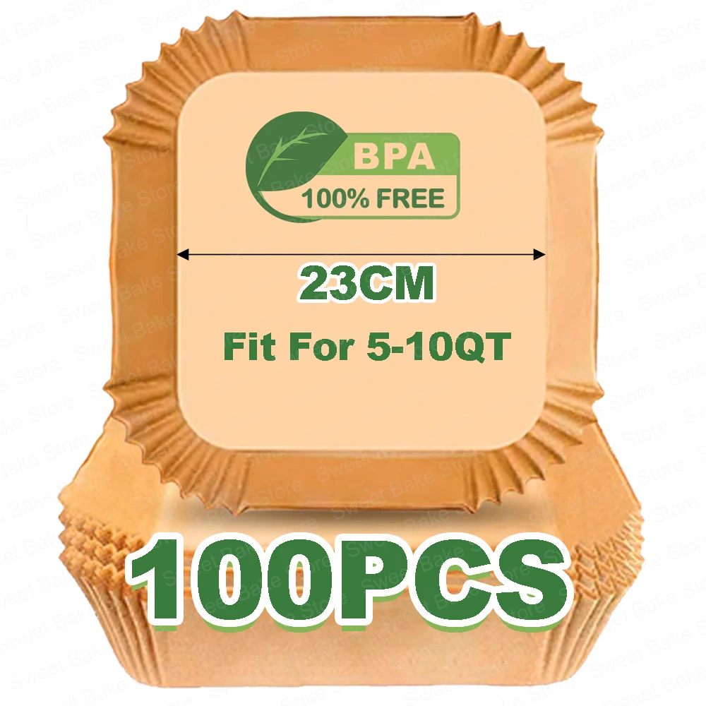 

Бумажные вкладыши для аэрофритюрницы Square 16/20/23 см