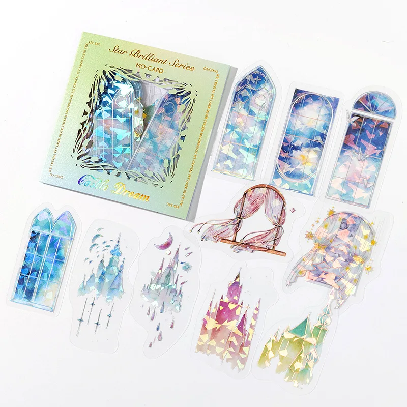 

20 шт., набор серебряных наклеек с бабочками, перьями, цветами и кристаллами