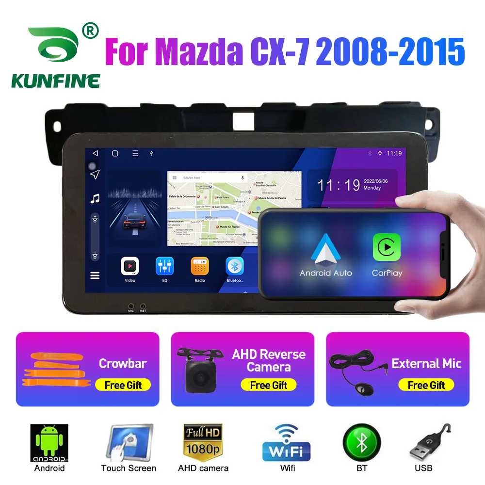 

10.33 Inch Car Radio For Mazda CX-7 2008-2015 2Din Android Octa Core Car Stereo DVD GPS Navigation Player QLED Screen Carplay