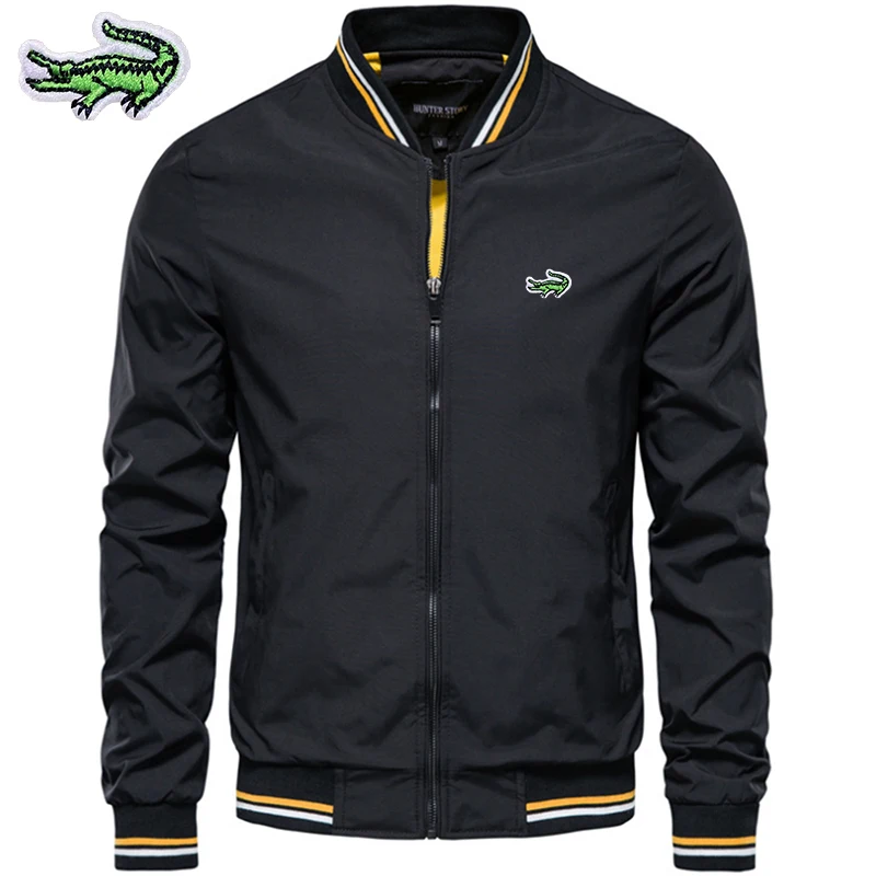 

Embroidery CARTELO Brand Spring Autumn Wear Resistance New Men's Business Casual Jacket Zipper Jacket for Man Coat Windbreaker