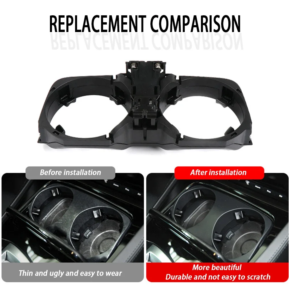 Фото Для BMW 7 серии F01 F02 F04 2009-2015 Автомобильный держатель для чашки на центральной консоли, держатель для чашки с водой, консоль, приборная панель, держатели для чашек, крышка №3