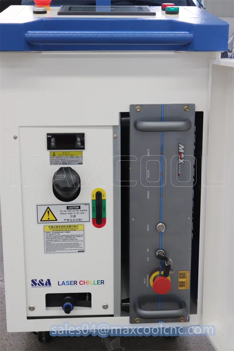 Maxcool Нержавеющая сталь Углеродистая Лазерная чистящая машина Удаление жира из