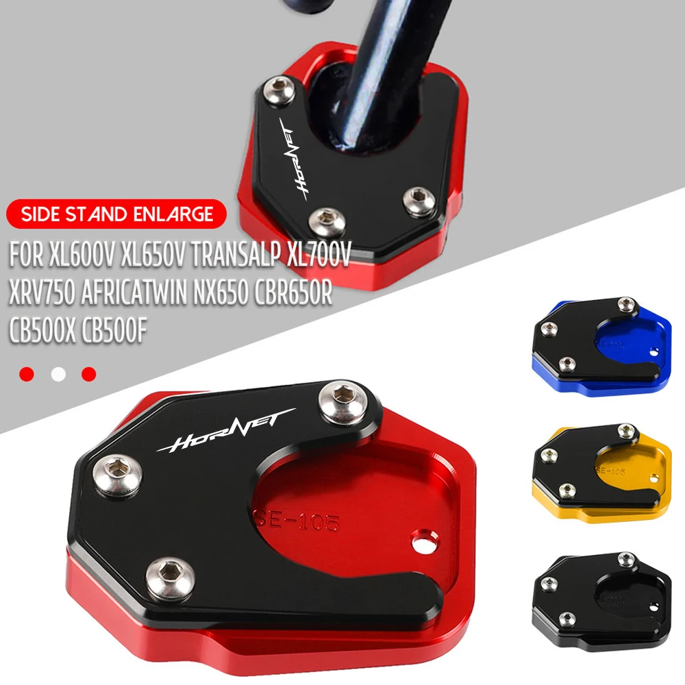 

FOR HONDA CB 600F HORNET Motorcycle 2007-2009 2010 2011 2012 2013 Kickstand Foot Pad Side Stand Enlarge CB 900F HORNET 2002-2007
