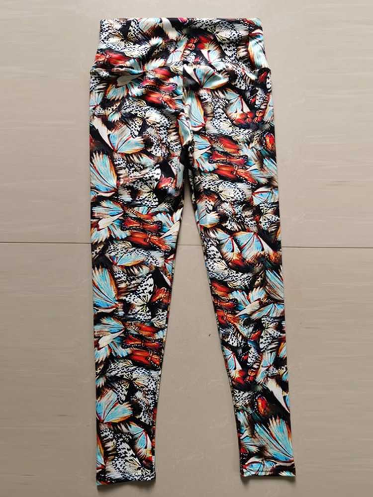 Women Print Fitness Workout Sports Leggin New Sexy Leggings Yoga Pants Push Up Jegging High Waist Tights Gym Ladies Clothing