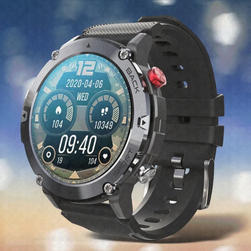 

For Samsung Android Xiaomi Smart Watch Men 2022 New Blood Pressure Waterproof Watches Bluetooth Call Smartwatch Round Full Touch