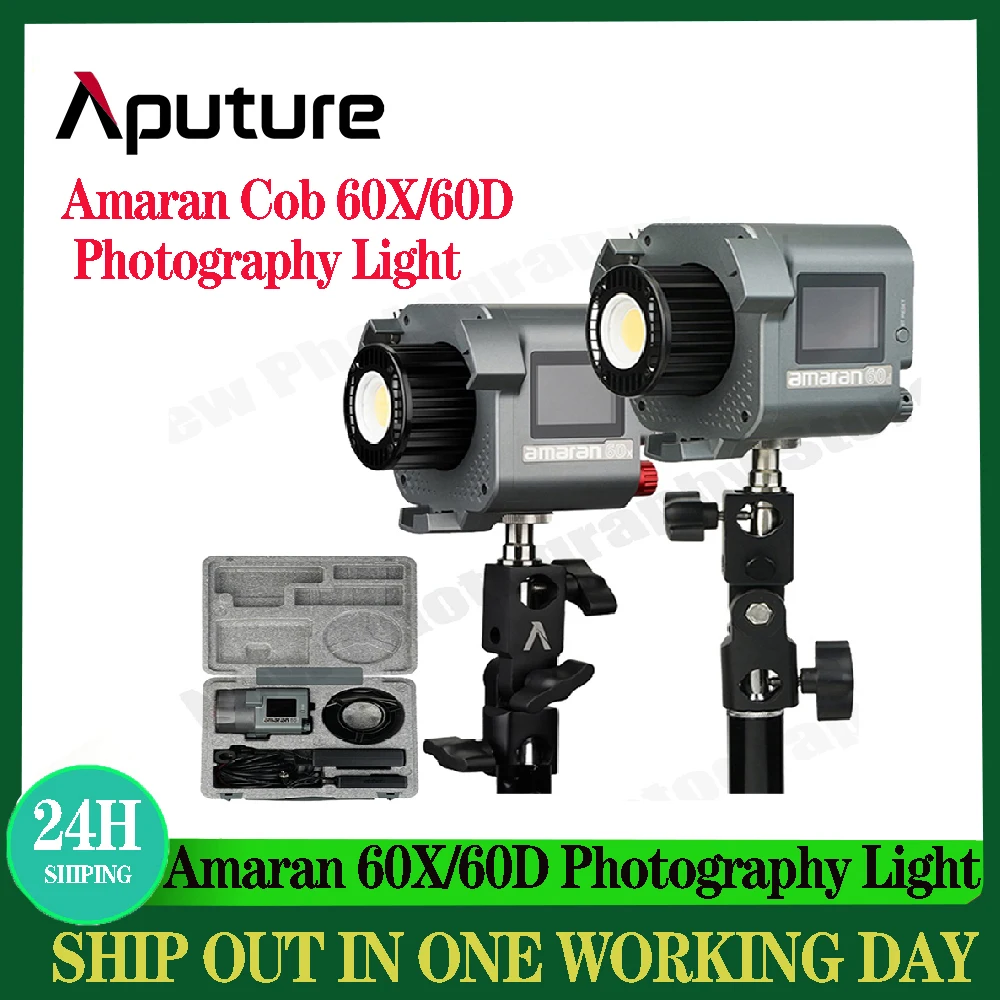 

Aputure Amaran Cob 60X Bi-Color 2700K-6500K Cob 60D 5500K LED Photography Lighting Handheld Indoor Outdoor Shooting Light Live