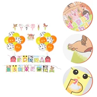 1 set birthday balloons birthday party supplies party layout supplies farm party decorations kids birthday decor