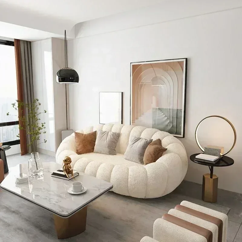 Современный стиль пуговицы комплект из 3 предметов 3-местный двухместный диван и