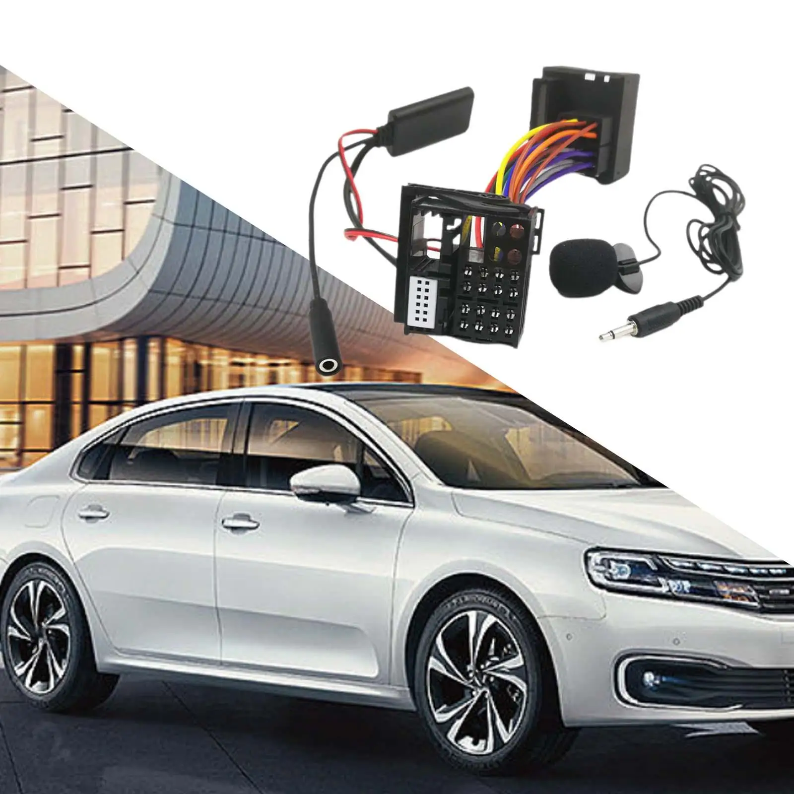 Bluetooth AUX аудиокабель-адаптер 12-контактный для C2 C3 C5 C6 C8 RD4