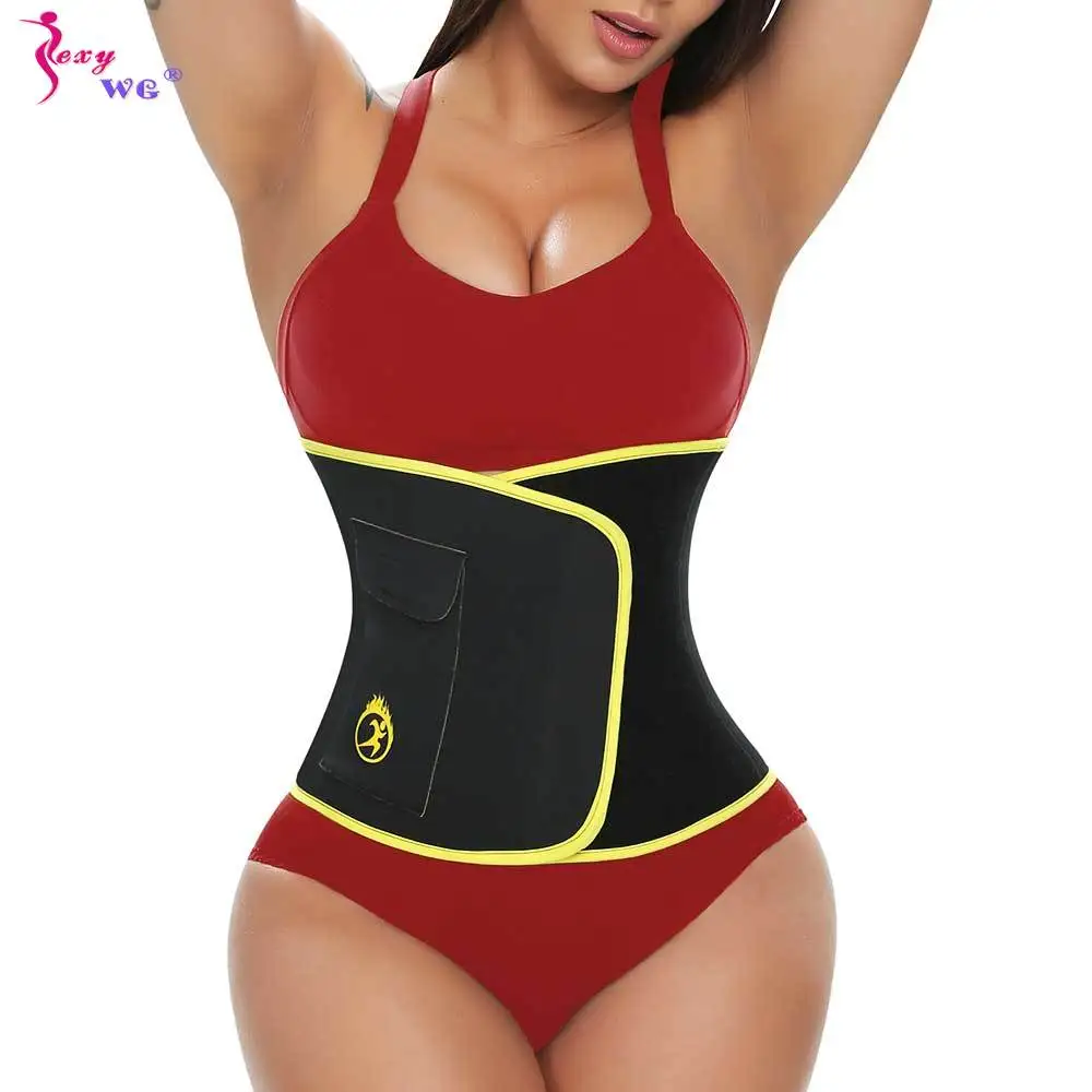 

SEXYWG Waist Trainer for Women Sweat Belt Weight Loss Waist Cincher Slimming Body Shaper Corset Sauna Girdle Neoprene Band Gym