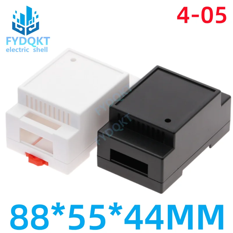 

1PC Brand new DIN Rail PLC Fire Detection Instrument Power switch Box/Rail Electrical Enclosure/4-05: 88x54x44mm Meters Shell