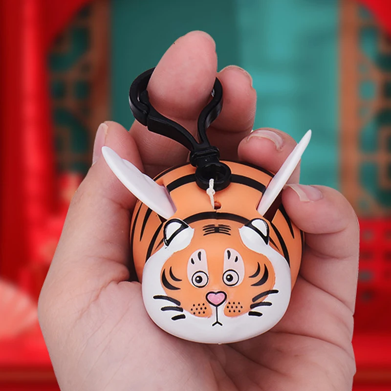Panda Fat Tiger Panghu More Wings Keychain Will Fly Wings Studio Jewelry Tiger Flying Tiger Keychain images - 6
