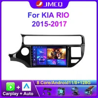 jmcq carplay android 11 0 car multimedia video player navigation gps for kia k3 rio 2015 2017 4gwifi dsp rds 2 din radio
