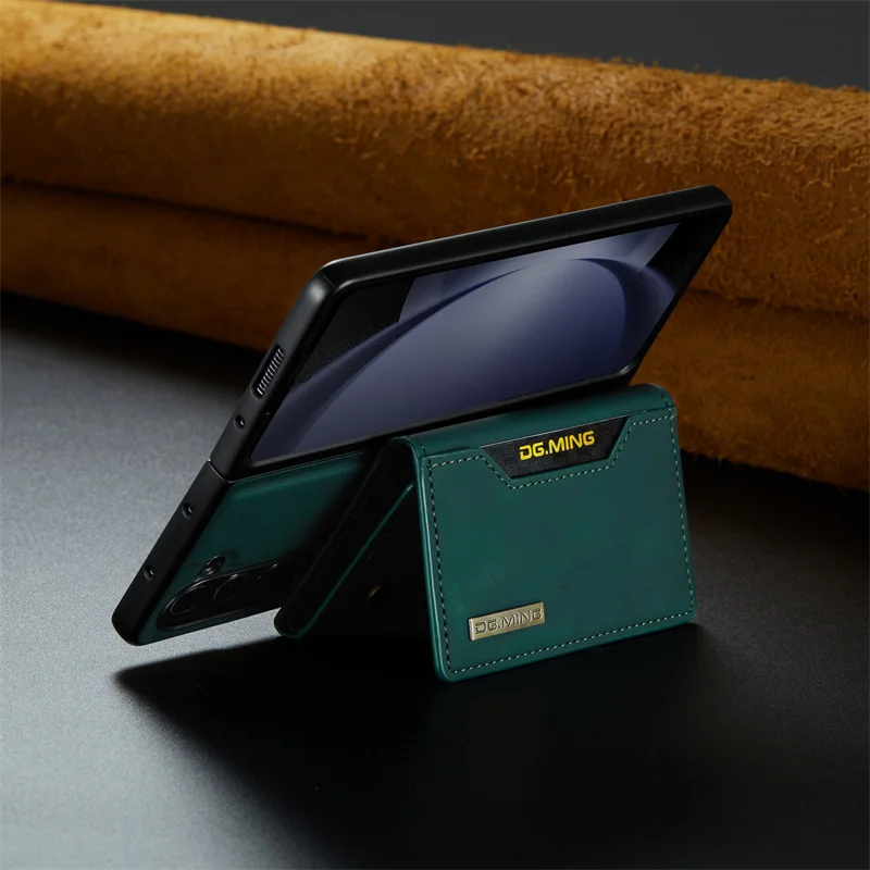 New Fashion business leather card drop-proof mobile phone case for Samsung GalaxyZ Fold5 Z Fold4 Fold3