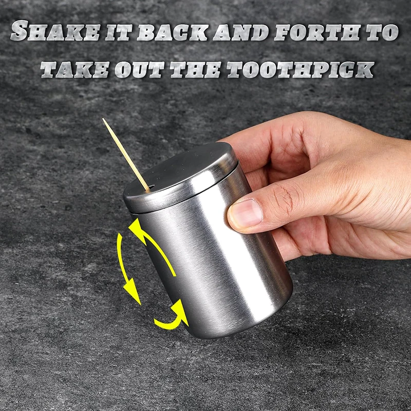 Держатель Для Зубочисток Из Нержавеющей Стали Креативный Домашний Контейнер