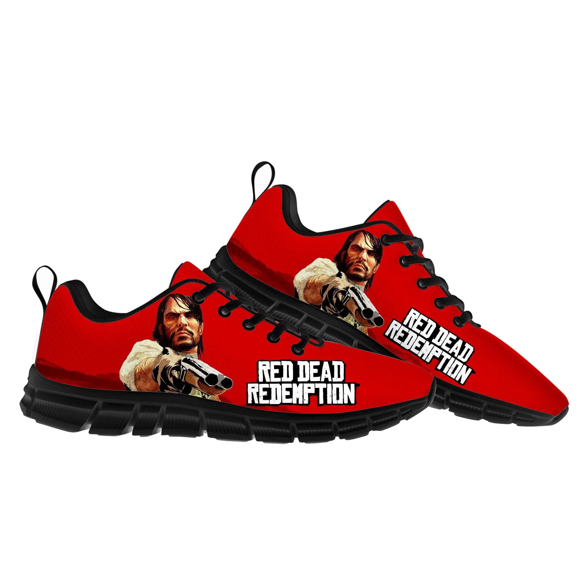 

Video Game Red Dead Redemption Sports Shoes Mens Womens Teenager Kids Children Sneakers High Quality Sneaker Custom Built Shoe