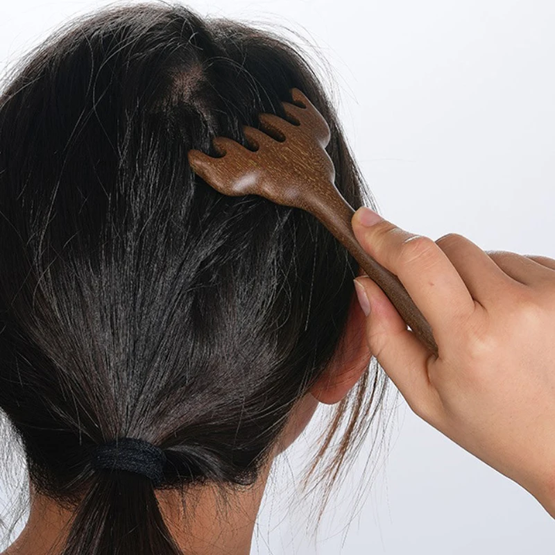 Золотой сандал дноуглубительная меридианная массажная расческа шесть челюстей