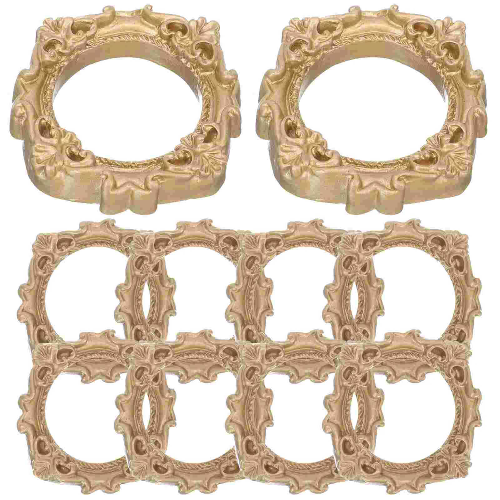 

Frame Picture Photo Frames Mini Resin Miniature Vintage Diy Ornament Baby Wall Props Gold Gifts Shower Keepsake Wedding Friends