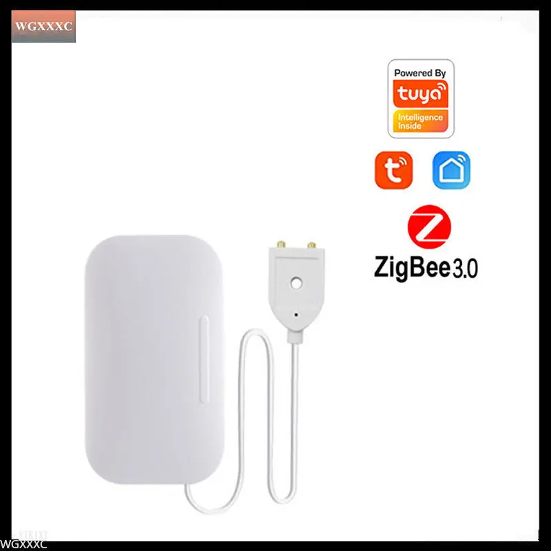 

Датчик утечки воды Tuya ZigBee 3,0, детектор утечки воды, оповещения приложения Smartlife, сигнализация утечки воды, Домашняя безопасность