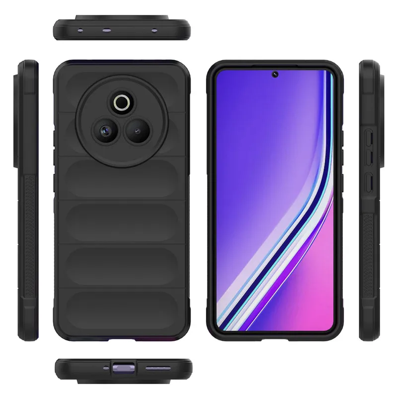Фото Чехол для Realme P3 Pro для OPPO Realme P2 P3 Pro 5G, противоударный резиновый силиконовый защитный бампер для Realme P3 №2