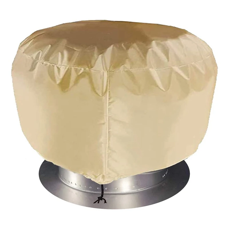 

Turbine Ventilator Protector Shield 20X20 Inch Oxford Tarps Roof Vent Dust Cover With Adjustable Drawstring