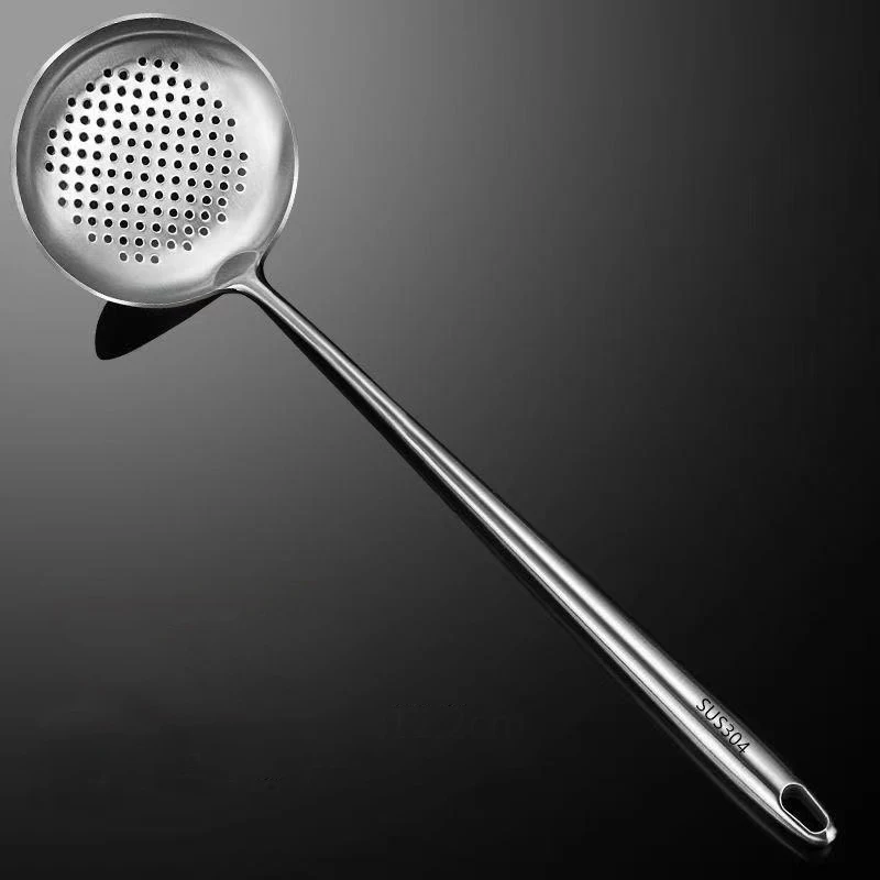 

Лопатка из нержавеющей стали для воки, кухонный скиммер, лопатка для риса с прорезью, ковш, инструменты для выпечки, набор кухонной утвари