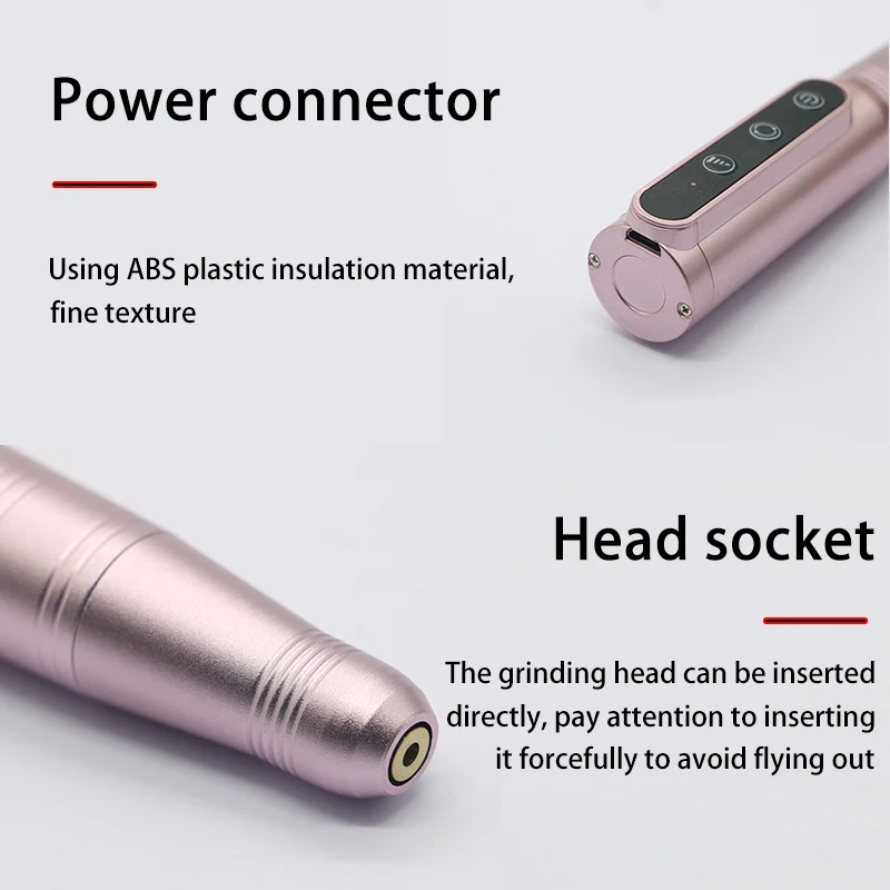 Машинка для маникюра DDQ Электрическая аккумуляторная 35000 об./мин.