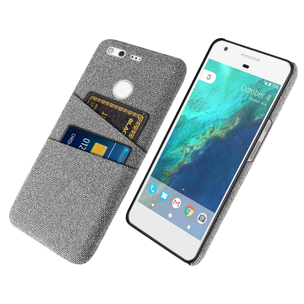 

Pixel XL Case for Google Pixel XL Case Luxury Fabric Dual Card Phone Cover For Google Pixel 5.0" / Pixel XL 5.5" Funda Coque