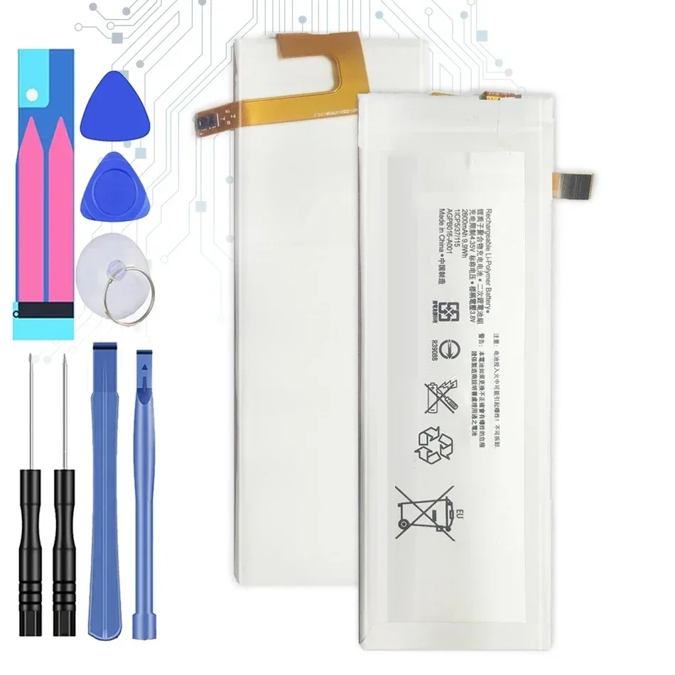 2600 мАч AGPB016-A001 Сменный аккумулятор для Sony Xperia M5 E5603 E5606 E5653 E5633 E5643 E5663 + бесплатные