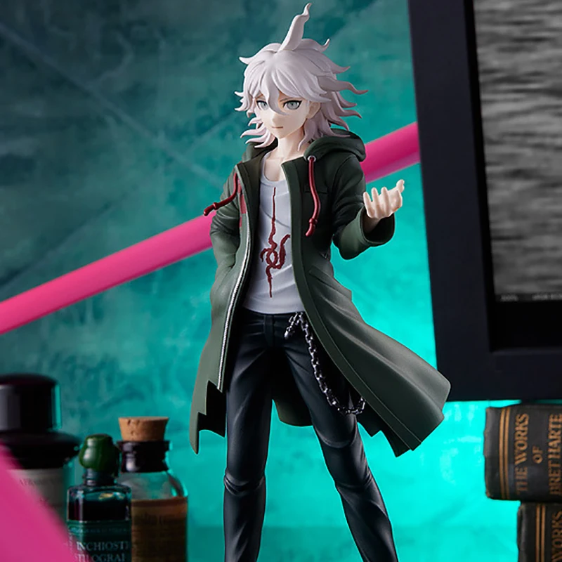 

20cm Anime Danganronpa:Trigger Happy Figure Naegi Makoto Monokuma Enoshima Junko PVC Action Figure Model Collectible Model Toy