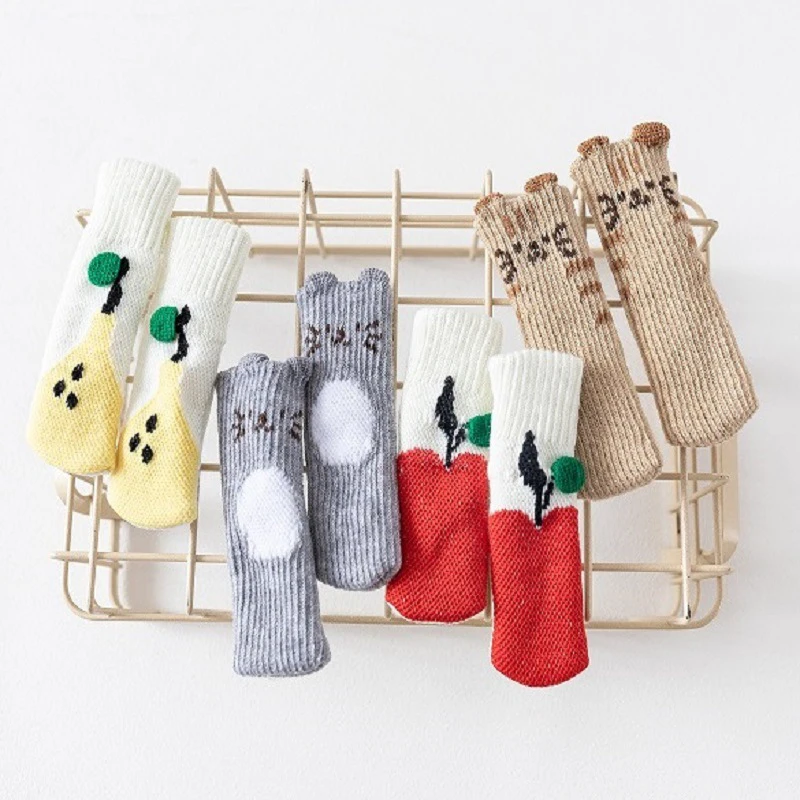 Foot Pad Foot Cover Protective Cover Cat Claw Knitted Socks Mute Wear-resistant Non-slip Mat Home Mat