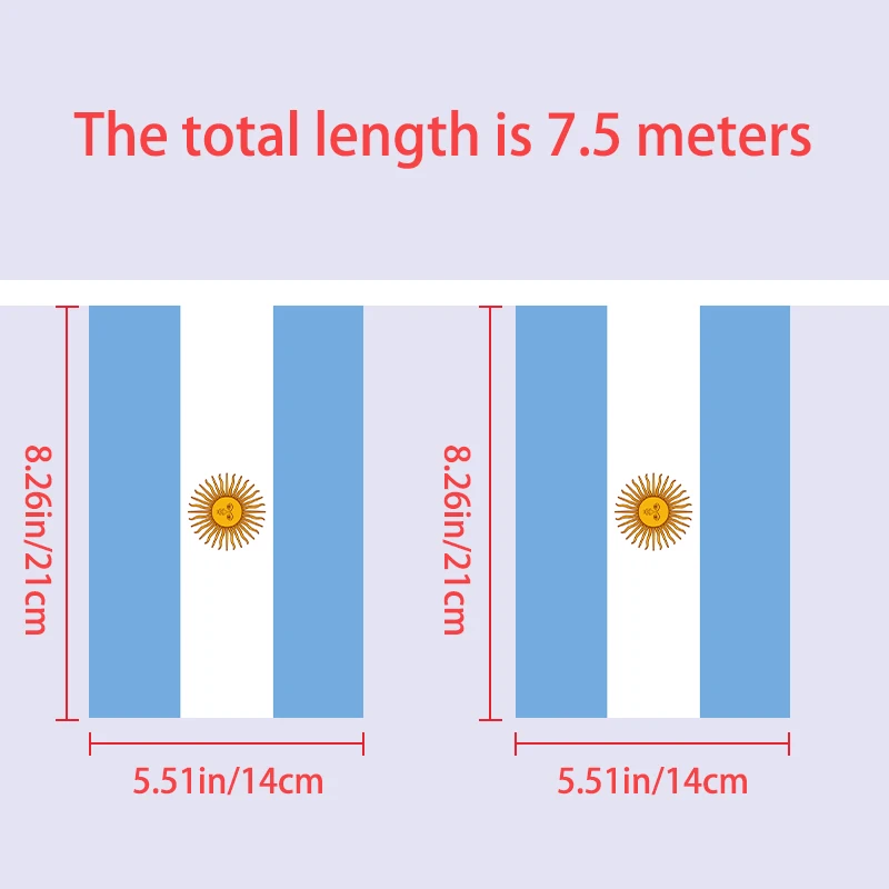3Jflag Национальный флаг Аргентины патриотические занятия 25 мая праздничный баннер