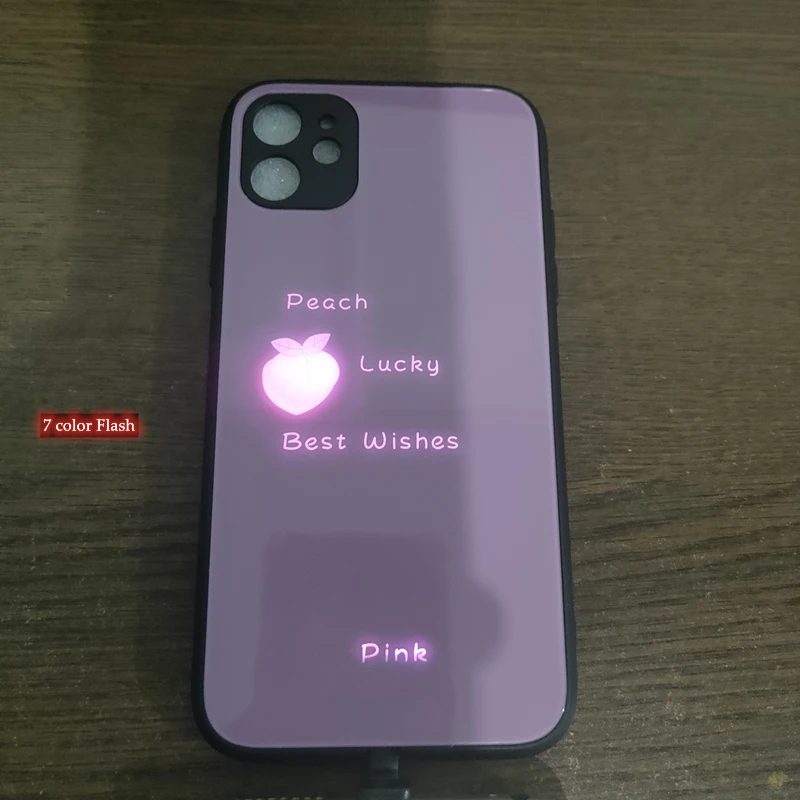 Shining Protect Phone shockproof Glasses Cover For Apple iPhone 7 8 Plus 11 XS XR MAX Sound Acoustic Control Mobile Phone Case