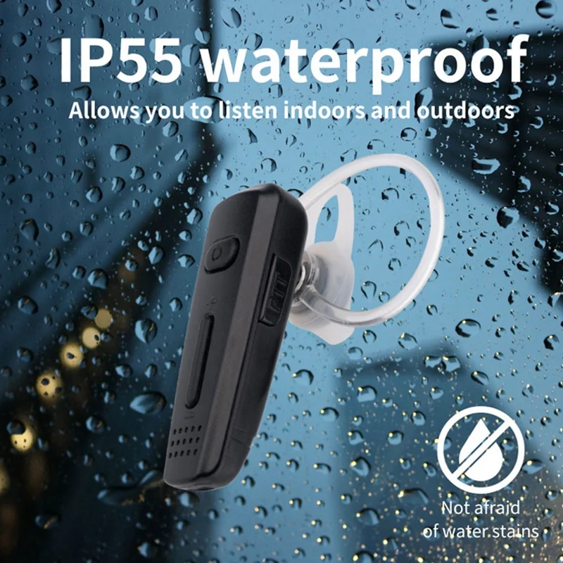 Bluetooth-наушник беспроводная гарнитура с микрофоном для рации телефона Android ZL20 ZL50