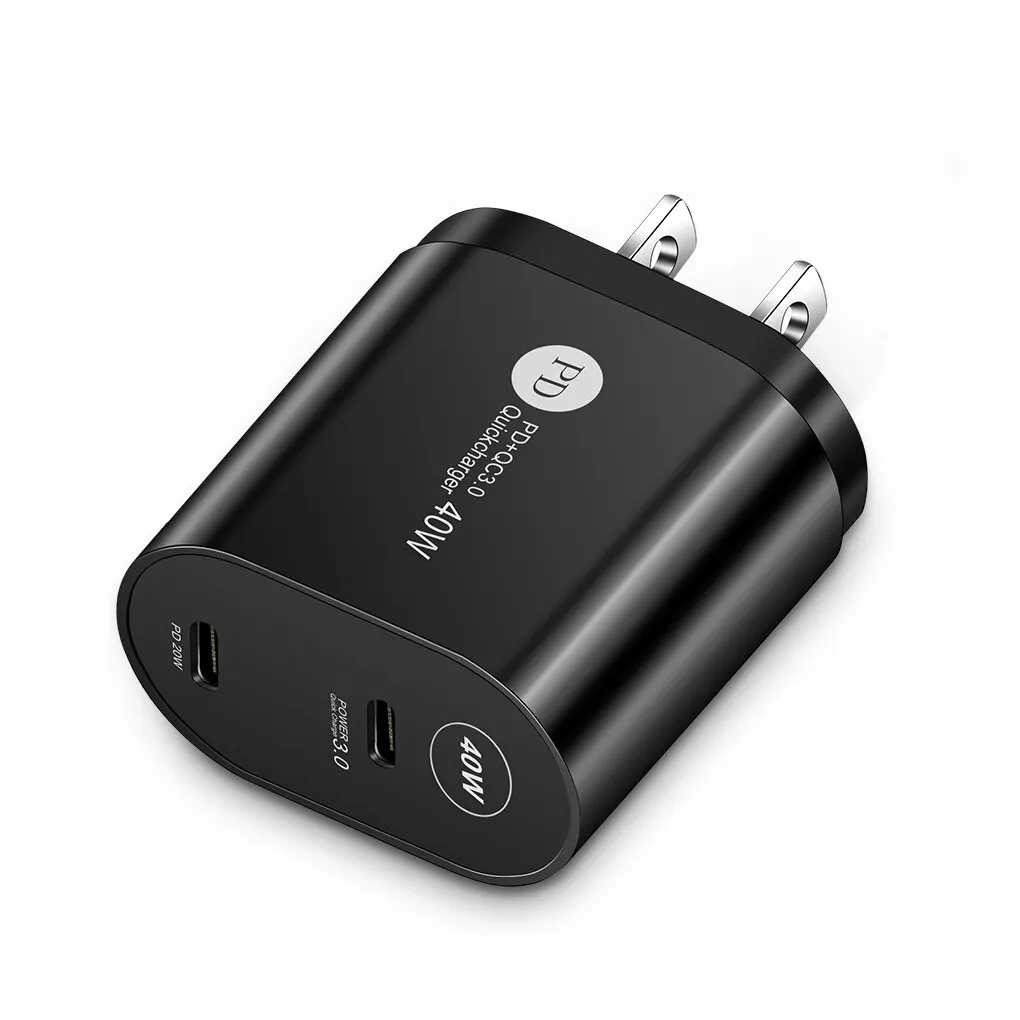 

Мини-зарядное устройство с двумя USB-портами, 40 Вт, 100 шт.