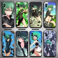 one punch man tatsumakis phone case for iphone 12 11 13 7 8 6 s plus x xs xr pro max mini