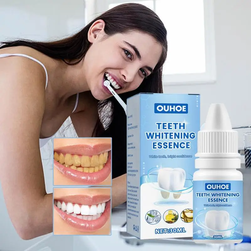 

Эссенция для отбеливания зубов, 30 мл, для удаления пятен, дыма, кофе, зубной налет для глубокой очистки, гигиена полости рта, продукт для ухода за зубами