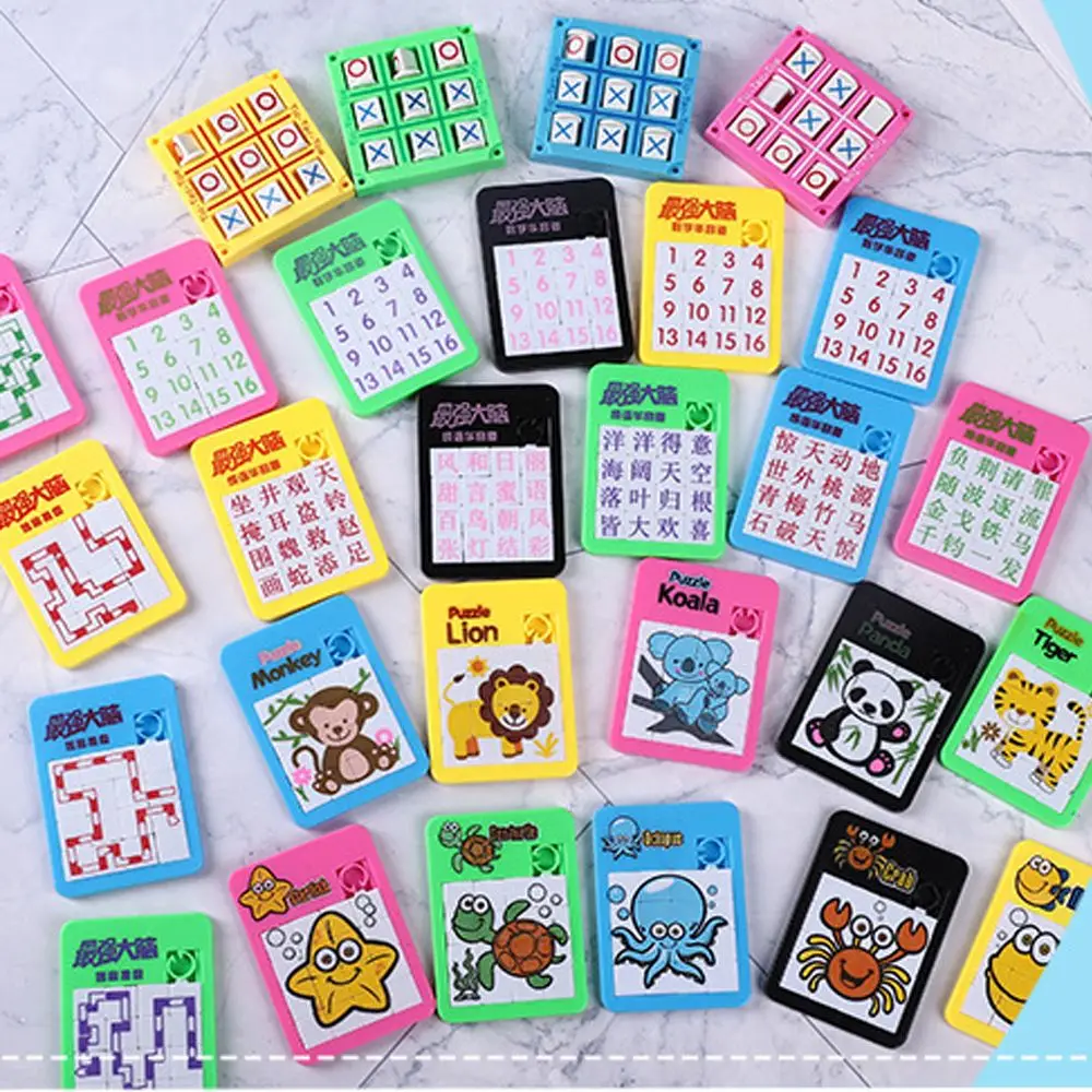 

Gift 3D Slide Kids Gifts Math Toys Games Number Puzzle Cartoon Animal Puzzle Educational Toy Kids Learning Toys