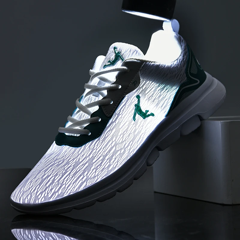 Men's Sneakers Casual Shoes Comfortable and Fashionable Summer Flying Woven Breathable Sports Running Non-slip Elastic Male Shoe