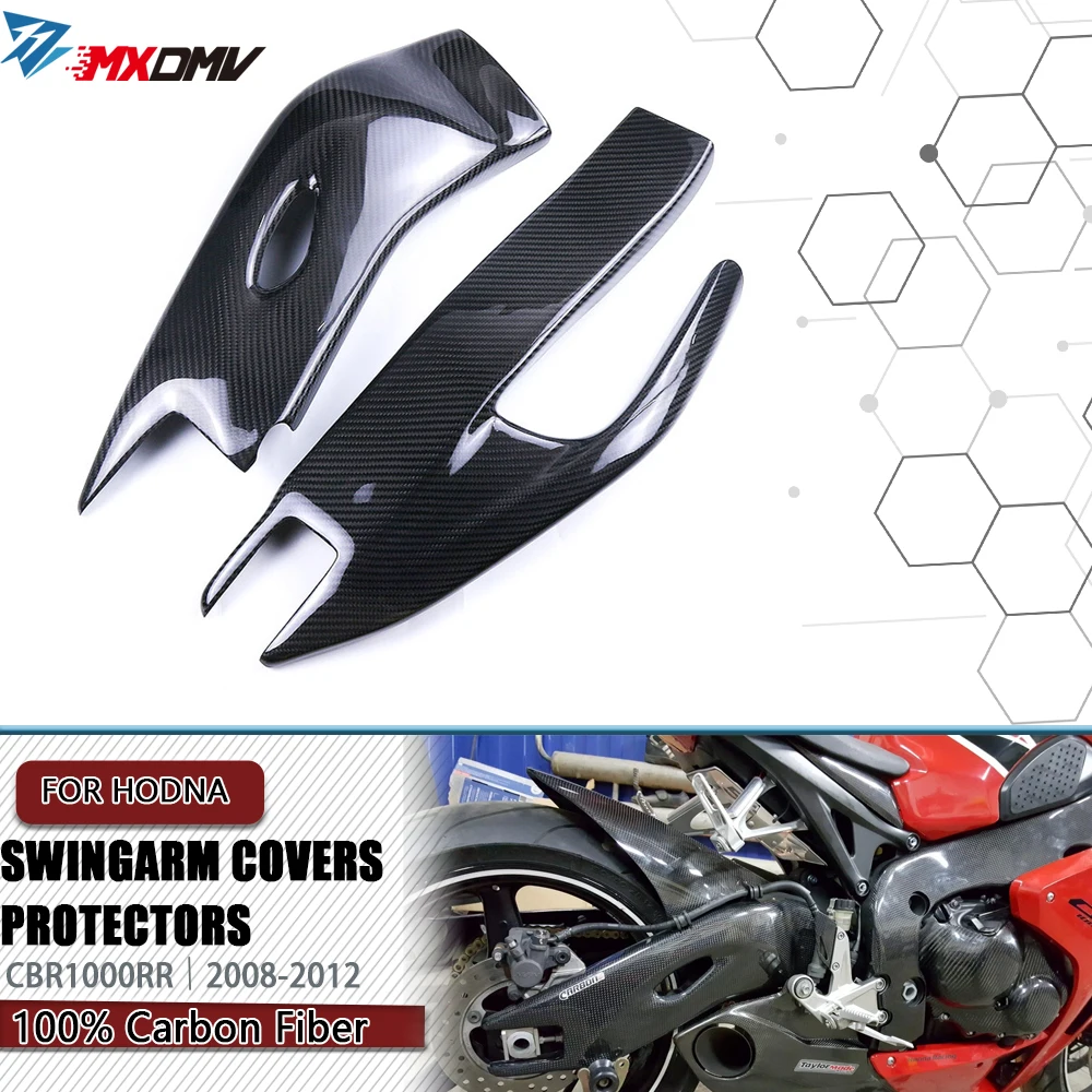 

For Honda CBR1000RR 2008-2012 3K Carbon Fiber Motorcycle Modified Accessories Fairing Swing Arm Swingarm Cover