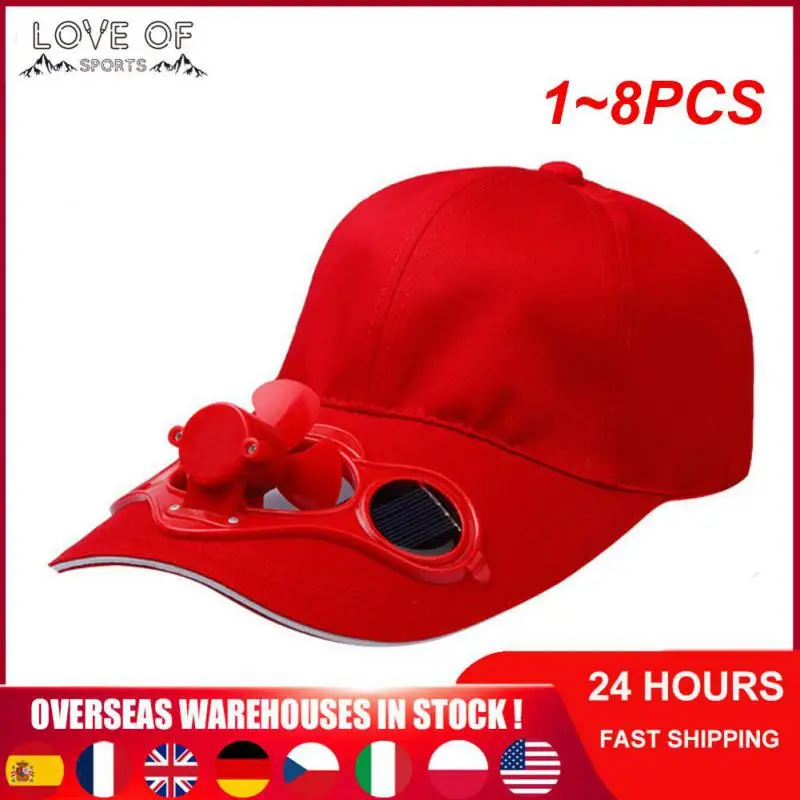 

Летняя спортивная хлопковая шляпа с защитой от солнца, без вентилятора, 1-8 шт.