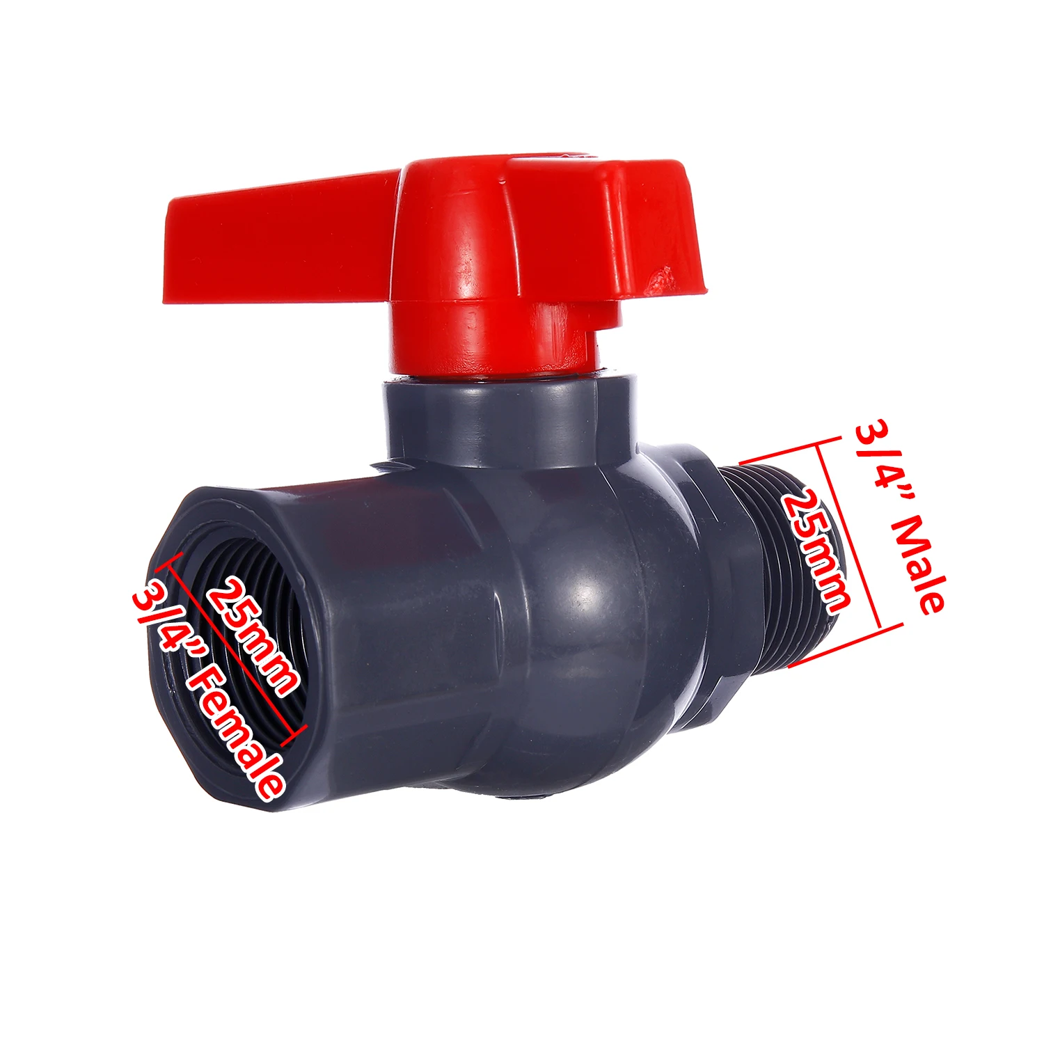 

Шаровой кран из ПВХ Adhere To Fly 3/4 дюйма или 1 дюйм