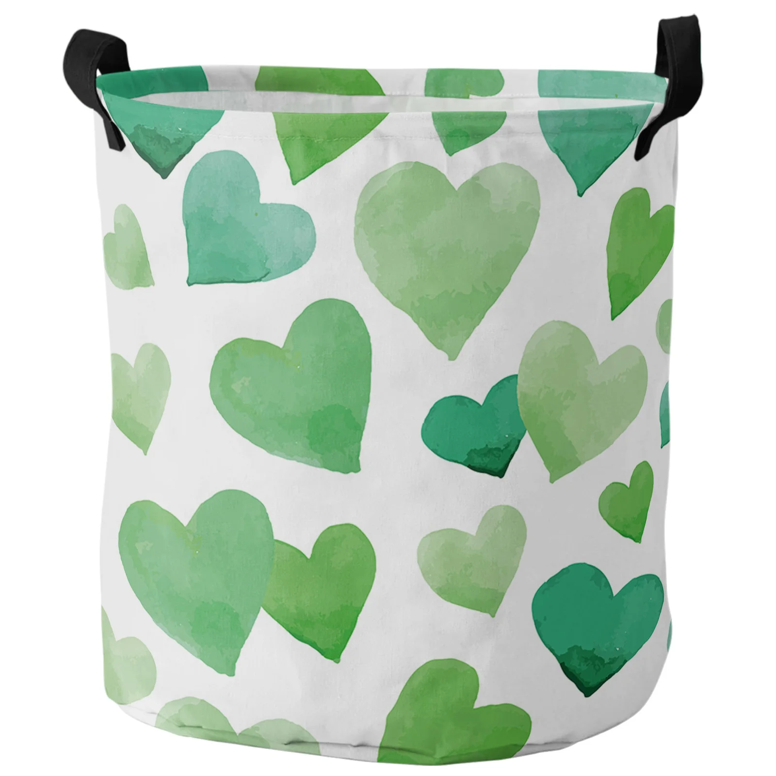 

Складные корзины для белья St Patrick'S Day Green Love, с акварелью